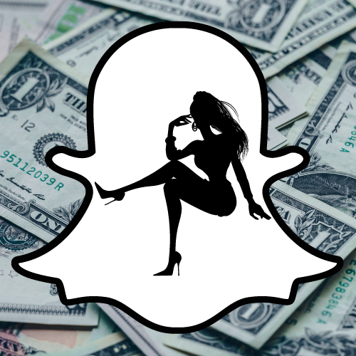 logo snapchat con mujer