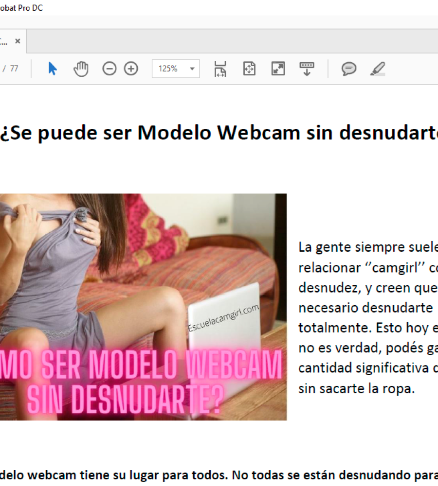 captura del curso para ser modelo webcam